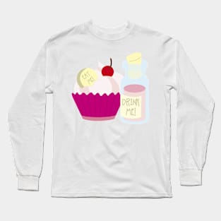 Eat me, drink me Long Sleeve T-Shirt